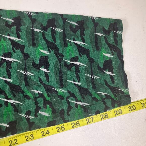 NFL NEW YORK JETS Lighting Print VTG 90s Parachute Pants Size XL Green - Picture 11 of 12